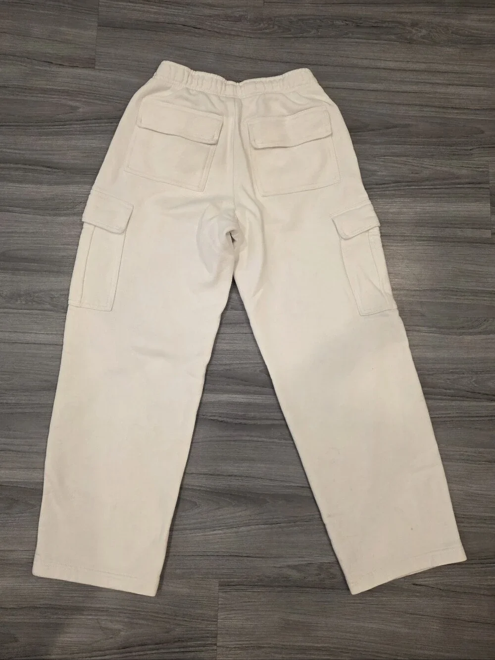Aritzia Tna Cozy Sweatfleece Mega Cargo™ Women Sweatpants White color